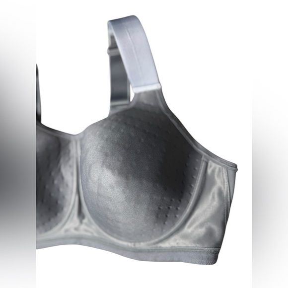 Livi Active Lane Bryant Womens Bra Sports Wicking High Impact 42DD Solid Grey - Picture 10 of 16